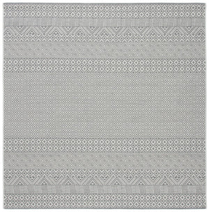 Safavieh Courtyard 6235 Power Loomed 85.4% Polypropylene/10.4% Polyester/4.2% Latex Indoor/Outdoor Rug CY6235-07812-5SQ