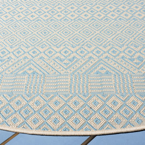 Safavieh Courtyard 6235 Power Loomed 85.4% Polypropylene/10.4% Polyester/4.2% Latex Indoor/Outdoor Rug CY6235-21312-5SQ