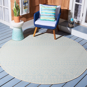 Safavieh Courtyard 6235 Power Loomed 85.4% Polypropylene/10.4% Polyester/4.2% Latex Indoor/Outdoor Rug CY6235-21312-5SQ