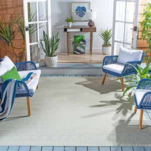 Safavieh Courtyard 6235 Power Loomed 85.4% Polypropylene/10.4% Polyester/4.2% Latex Outdoor Rug CY6235-21312-9