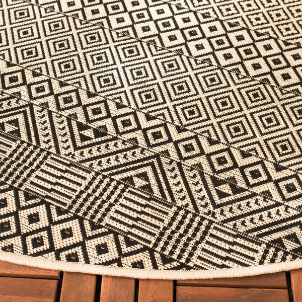 Safavieh Courtyard 6235 Power Loomed 85.4% Polypropylene/10.4% Polyester/4.2% Latex Outdoor Rug CY6235-25612-7R