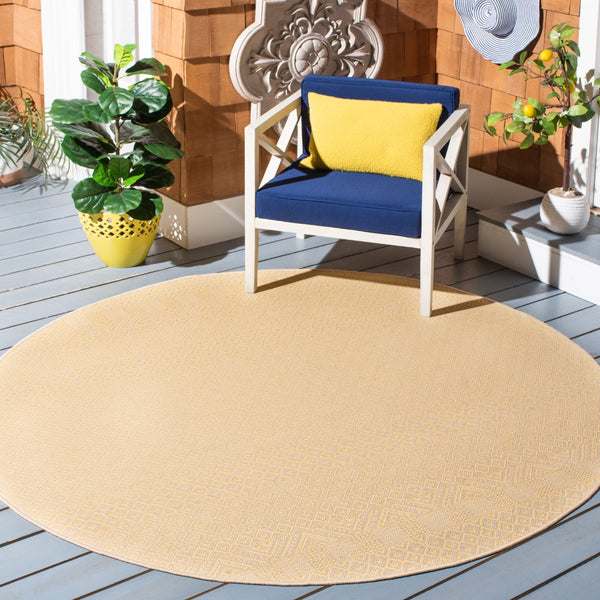 Safavieh Courtyard 6235 PowerLoomed 85.4% Polypropylene/10.4% Polyester/4.2% Latex Indoor/Outdoor Rug CY6235-30612-9