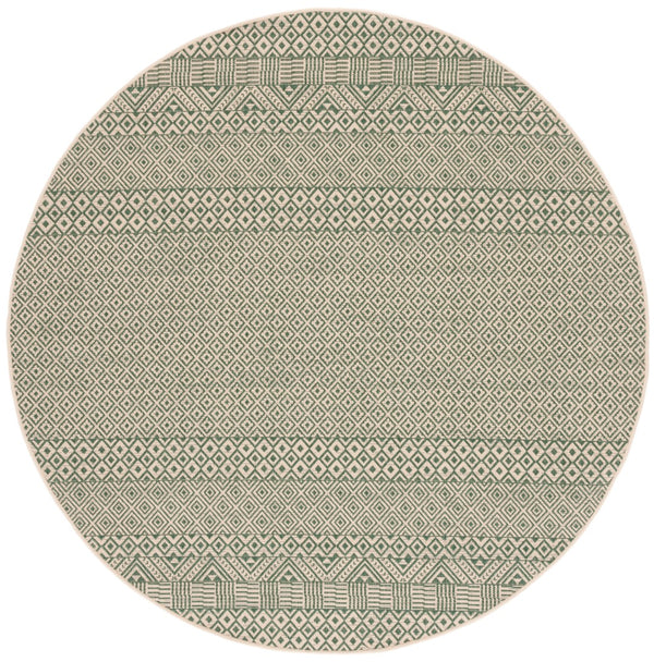Safavieh Courtyard 6235 PowerLoomed 85.4% Polypropylene/10.4% Polyester/4.2% Latex Indoor/Outdoor Rug CY6235-32212-9