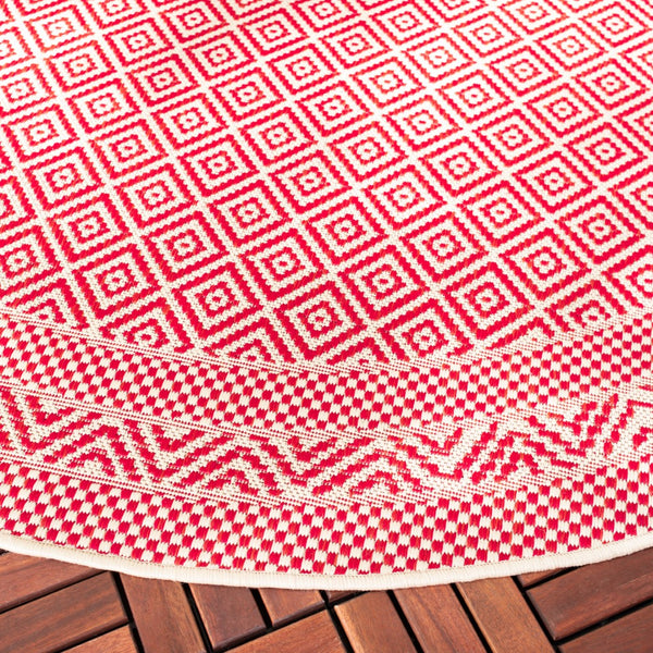 Safavieh Courtyard 6236 Power Loomed 85.4% Polypropylene/10.4% Polyester/4.2% Latex Outdoor Rug CY6236-23812-7R