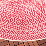 Safavieh Courtyard 6236 Power Loomed 85.4% Polypropylene/10.4% Polyester/4.2% Latex Outdoor Rug CY6236-23812-7R