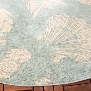 Safavieh Courtyard 6239 Power Loomed 85.4% Polypropylene/10.4% Polyester/4.2% Latex Outdoor Rug CY6239-21321-7R