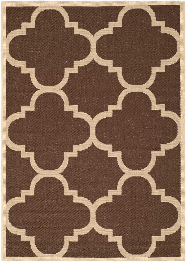 Safavieh Cy6243 Power Loomed 85.4% Polypropylene/10.4% Polyester/4.2% Latex Outdoor Rug CY6243-204-5SQ