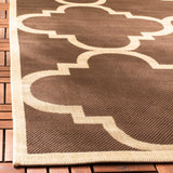 Safavieh Cy6243 Power Loomed 85.4% Polypropylene/10.4% Polyester/4.2% Latex Outdoor Rug CY6243-204-5SQ