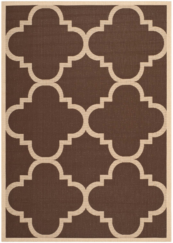 Safavieh Cy6243 Power Loomed 85.4% Polypropylene/10.4% Polyester/4.2% Latex Outdoor Rug CY6243-204-5SQ