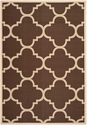 Safavieh Cy6243 Power Loomed 85.4% Polypropylene/10.4% Polyester/4.2% Latex Outdoor Rug CY6243-204-5SQ
