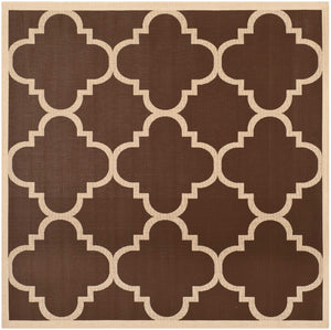Safavieh Cy6243 Power Loomed 85.4% Polypropylene/10.4% Polyester/4.2% Latex Outdoor Rug CY6243-204-5SQ