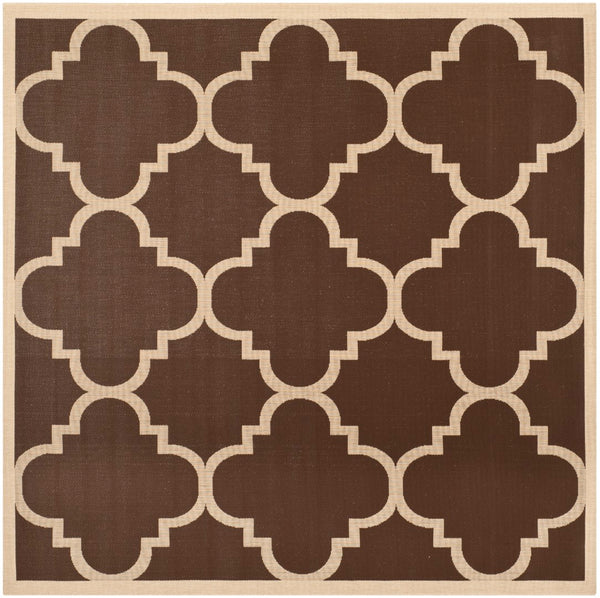 Safavieh Cy6243 Power Loomed 85.4% Polypropylene/10.4% Polyester/4.2% Latex Outdoor Rug CY6243-204-5SQ