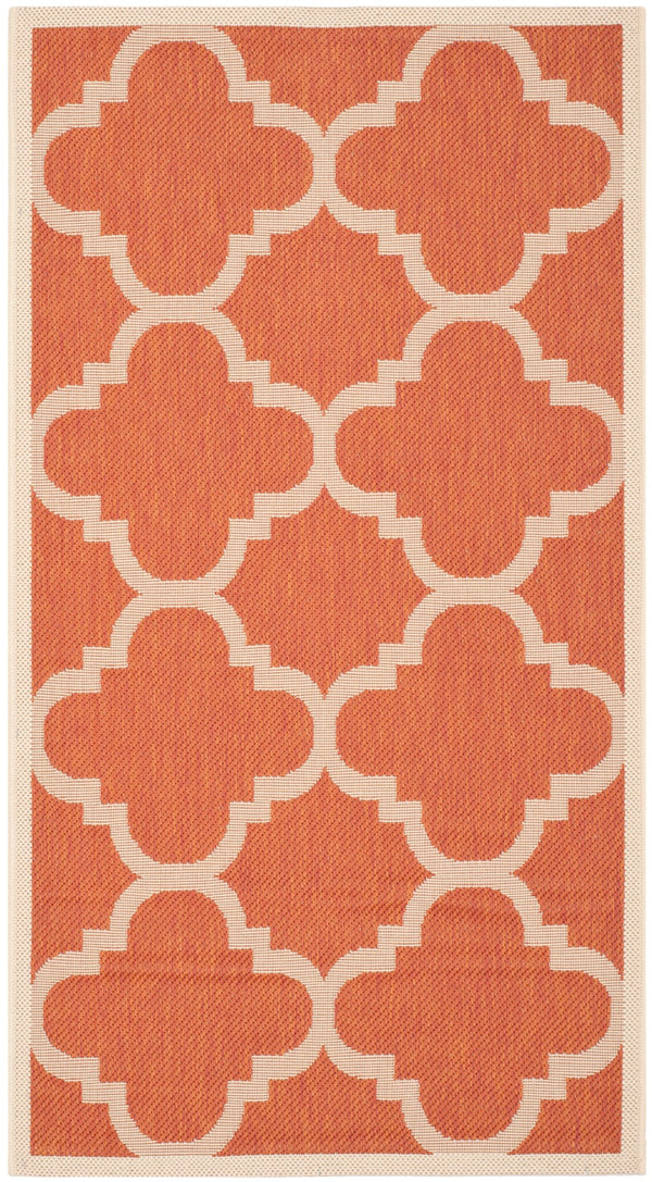 Safavieh Cy6243 Power Loomed 85.4% Polypropylene/10.4% Polyester/4.2% Latex Outdoor Rug CY6243-241-5SQ