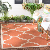 Safavieh Cy6243 Power Loomed 85.4% Polypropylene/10.4% Polyester/4.2% Latex Outdoor Rug CY6243-241-5SQ