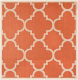 Safavieh Cy6243 Power Loomed 85.4% Polypropylene/10.4% Polyester/4.2% Latex Outdoor Rug CY6243-241-5SQ