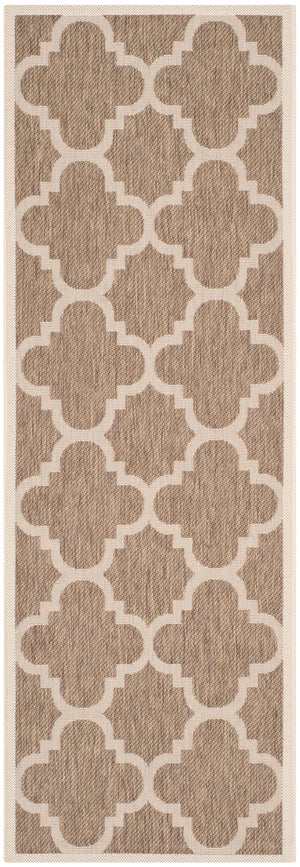 Safavieh Cy6243 Power Loomed 85.4% Polypropylene/10.4% Polyester/4.2% Latex Outdoor Rug CY6243-242-5SQ