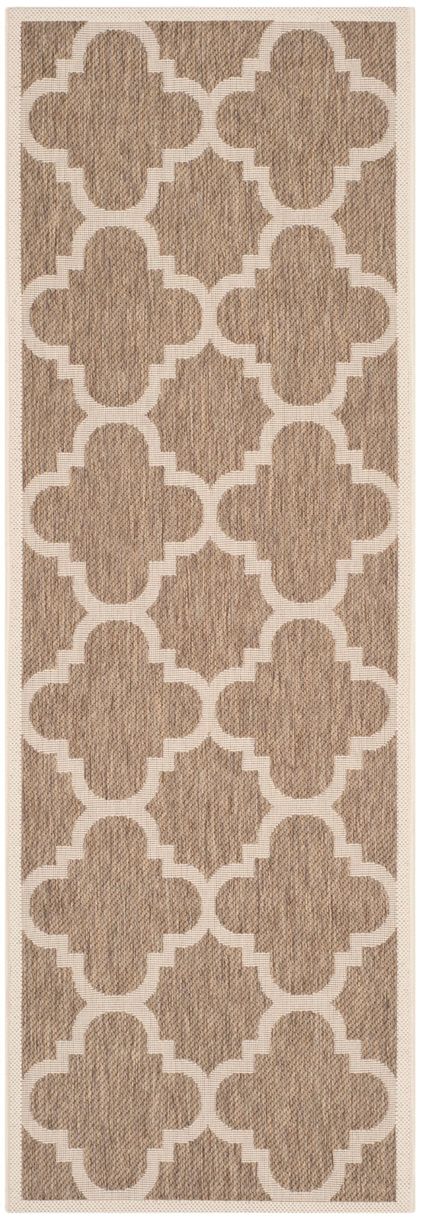 Safavieh Cy6243 Power Loomed 85.4% Polypropylene/10.4% Polyester/4.2% Latex Outdoor Rug CY6243-242-5SQ