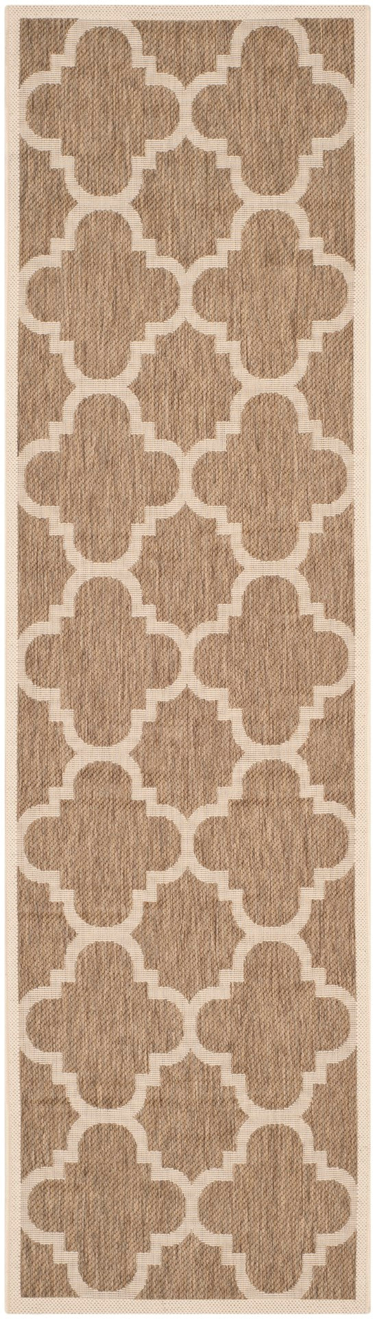 Safavieh Cy6243 Power Loomed 85.4% Polypropylene/10.4% Polyester/4.2% Latex Indoor/Outdoor Rug CY6243-242-4R