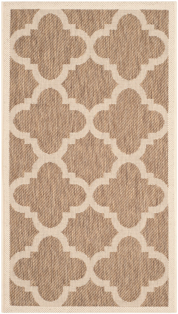 Safavieh Cy6243 Power Loomed 85.4% Polypropylene/10.4% Polyester/4.2% Latex Indoor/Outdoor Rug CY6243-242-4R