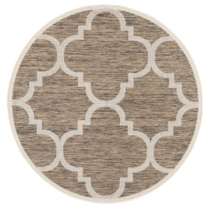 Safavieh Cy6243 Power Loomed 85.4% Polypropylene/10.4% Polyester/4.2% Latex Indoor/Outdoor Rug CY6243-242-4R