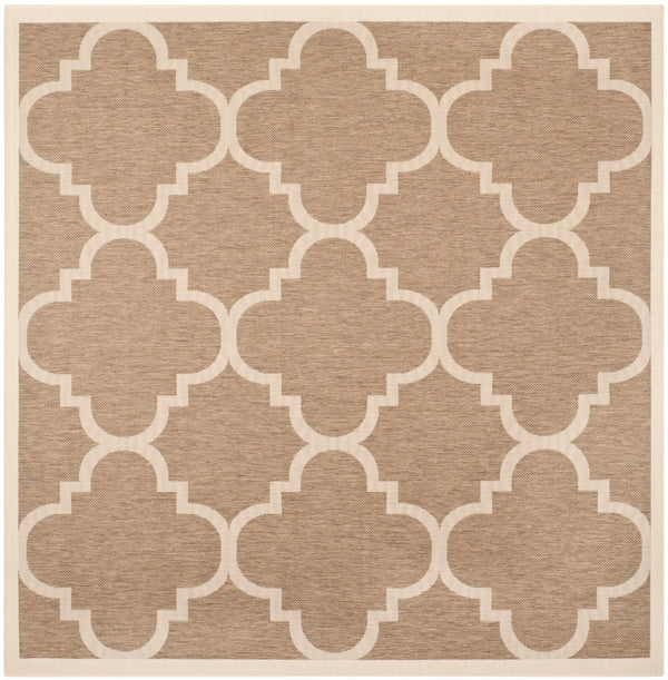 Safavieh Cy6243 Power Loomed 85.4% Polypropylene/10.4% Polyester/4.2% Latex Outdoor Rug CY6243-242-5SQ