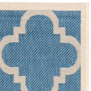 Safavieh Cy6243 Power Loomed 85.4% Polypropylene/10.4% Polyester/4.2% Latex Outdoor Rug CY6243-243-5SQ