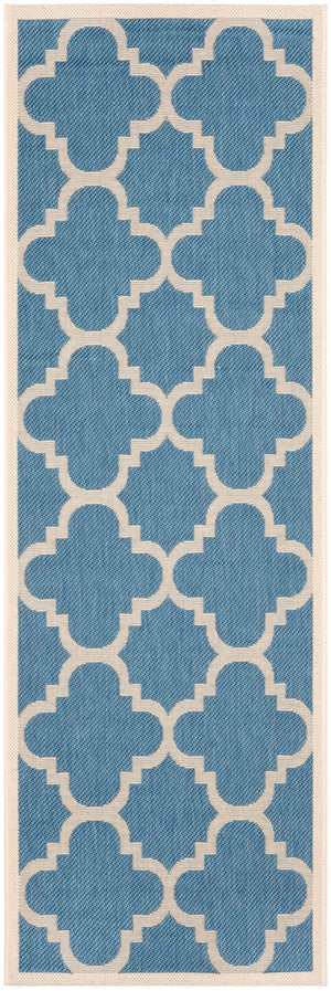 Safavieh Cy6243 Power Loomed 85.4% Polypropylene/10.4% Polyester/4.2% Latex Outdoor Rug CY6243-243-5SQ