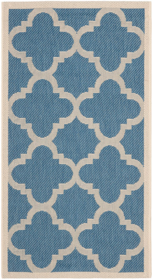Safavieh Cy6243 Power Loomed 85.4% Polypropylene/10.4% Polyester/4.2% Latex Outdoor Rug CY6243-243-5SQ