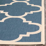 Safavieh Cy6243 Power Loomed 85.4% Polypropylene/10.4% Polyester/4.2% Latex Outdoor Rug CY6243-243-5SQ