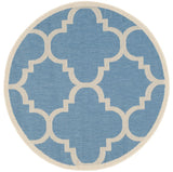 Safavieh Cy6243 Power Loomed 85.4% Polypropylene/10.4% Polyester/4.2% Latex Outdoor Rug CY6243-243-5SQ