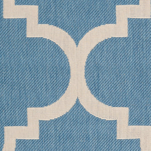 Safavieh Cy6243 Power Loomed 85.4% Polypropylene/10.4% Polyester/4.2% Latex Outdoor Rug CY6243-243-5SQ