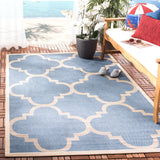 Safavieh Cy6243 Power Loomed 85.4% Polypropylene/10.4% Polyester/4.2% Latex Outdoor Rug CY6243-243-5SQ