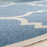 Safavieh Cy6243 Power Loomed 85.4% Polypropylene/10.4% Polyester/4.2% Latex Outdoor Rug CY6243-243-5SQ