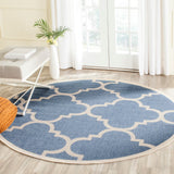 Safavieh Cy6243 Power Loomed 85.4% Polypropylene/10.4% Polyester/4.2% Latex Outdoor Rug CY6243-243-5SQ