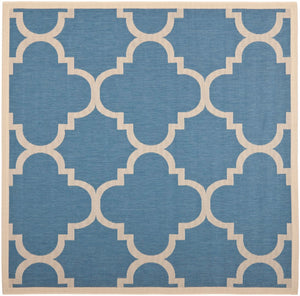Safavieh Cy6243 Power Loomed 85.4% Polypropylene/10.4% Polyester/4.2% Latex Outdoor Rug CY6243-243-5SQ