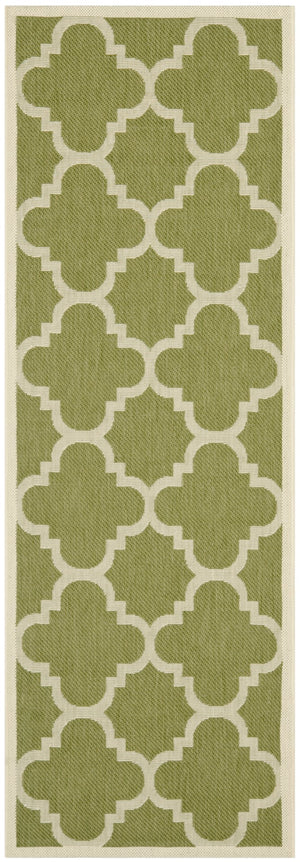 Safavieh Cy6243 Power Loomed 85.4% Polypropylene/10.4% Polyester/4.2% Latex Outdoor Rug CY6243-244-5SQ