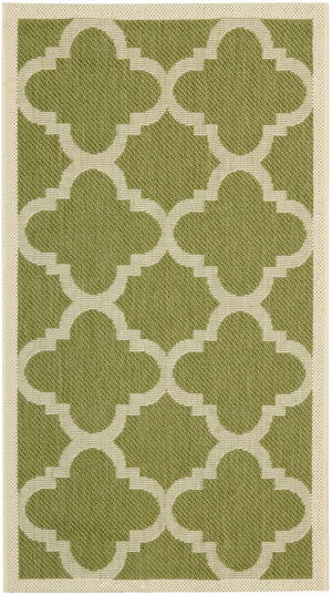 Safavieh Cy6243 Power Loomed 85.4% Polypropylene/10.4% Polyester/4.2% Latex Outdoor Rug CY6243-244-5SQ