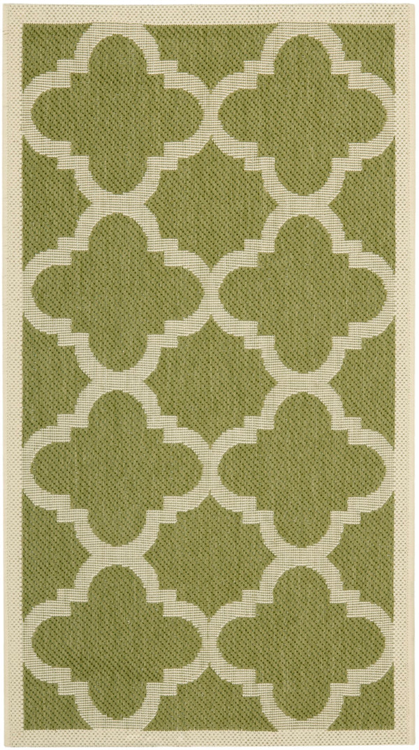 Safavieh Cy6243 Power Loomed 85.4% Polypropylene/10.4% Polyester/4.2% Latex Outdoor Rug CY6243-244-5SQ