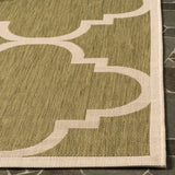 Safavieh Cy6243 Power Loomed 85.4% Polypropylene/10.4% Polyester/4.2% Latex Outdoor Rug CY6243-244-5SQ