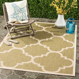 Safavieh Cy6243 Power Loomed 85.4% Polypropylene/10.4% Polyester/4.2% Latex Outdoor Rug CY6243-244-5SQ