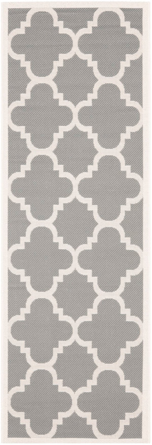 Safavieh Cy6243 Power Loomed 85.4% Polypropylene/10.4% Polyester/4.2% Latex Outdoor Rug CY6243-246-5SQ