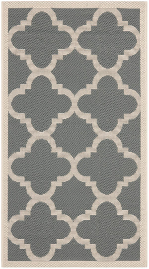 Safavieh Cy6243 Power Loomed 85.4% Polypropylene/10.4% Polyester/4.2% Latex Outdoor Rug CY6243-246-5SQ