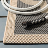 Safavieh Cy6243 Power Loomed 85.4% Polypropylene/10.4% Polyester/4.2% Latex Outdoor Rug CY6243-246-5SQ