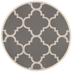 Safavieh Cy6243 Power Loomed 85.4% Polypropylene/10.4% Polyester/4.2% Latex Outdoor Rug CY6243-246-5SQ