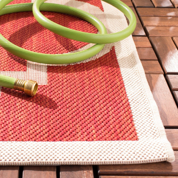 Safavieh Cy6243 Power Loomed 85.4% Polypropylene/10.4% Polyester/4.2% Latex Indoor/Outdoor Rug CY6243-248-810