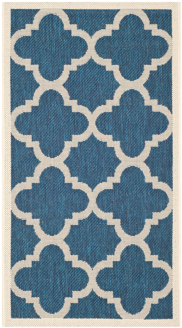 Safavieh Cy6243 Power Loomed 85.4% Polypropylene/10.4% Polyester/4.2% Latex Outdoor Rug CY6243-268-5SQ