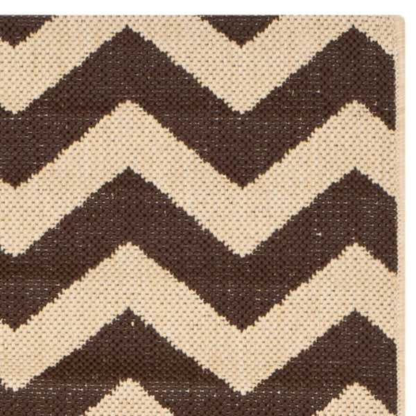Safavieh Cy6244 Power Loomed 85.4% Polypropylene/10.4% Polyester/4.2% Latex Outdoor Rug CY6244-204-4SQ