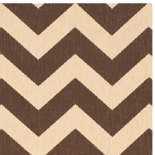 Safavieh Cy6244 Power Loomed 85.4% Polypropylene/10.4% Polyester/4.2% Latex Outdoor Rug CY6244-204-4SQ