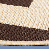 Safavieh Cy6244 Power Loomed 85.4% Polypropylene/10.4% Polyester/4.2% Latex Outdoor Rug CY6244-204-4SQ