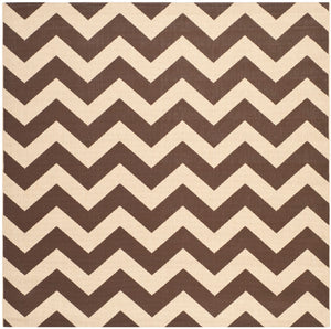 Safavieh Cy6244 Power Loomed 85.4% Polypropylene/10.4% Polyester/4.2% Latex Outdoor Rug CY6244-204-4SQ